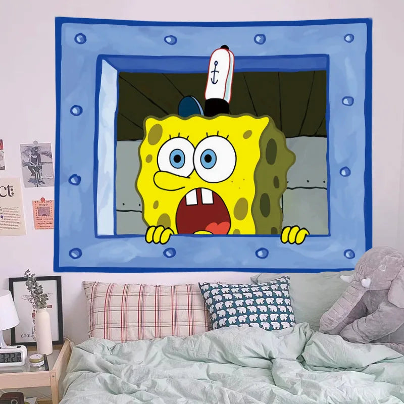 SpongeBob & Patrick Star Tapestry Decor