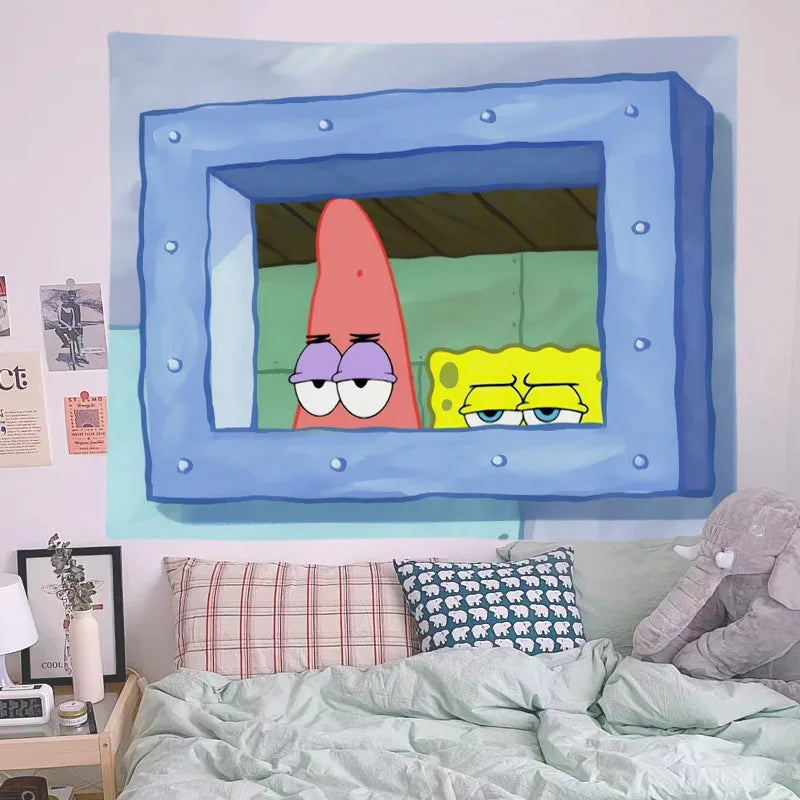 SpongeBob & Patrick Star Tapestry Decor
