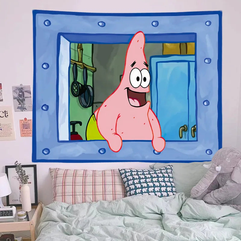 SpongeBob & Patrick Star Tapestry Decor