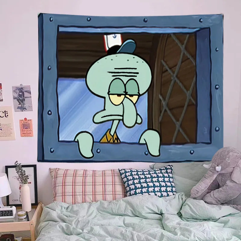 SpongeBob & Patrick Star Tapestry Decor