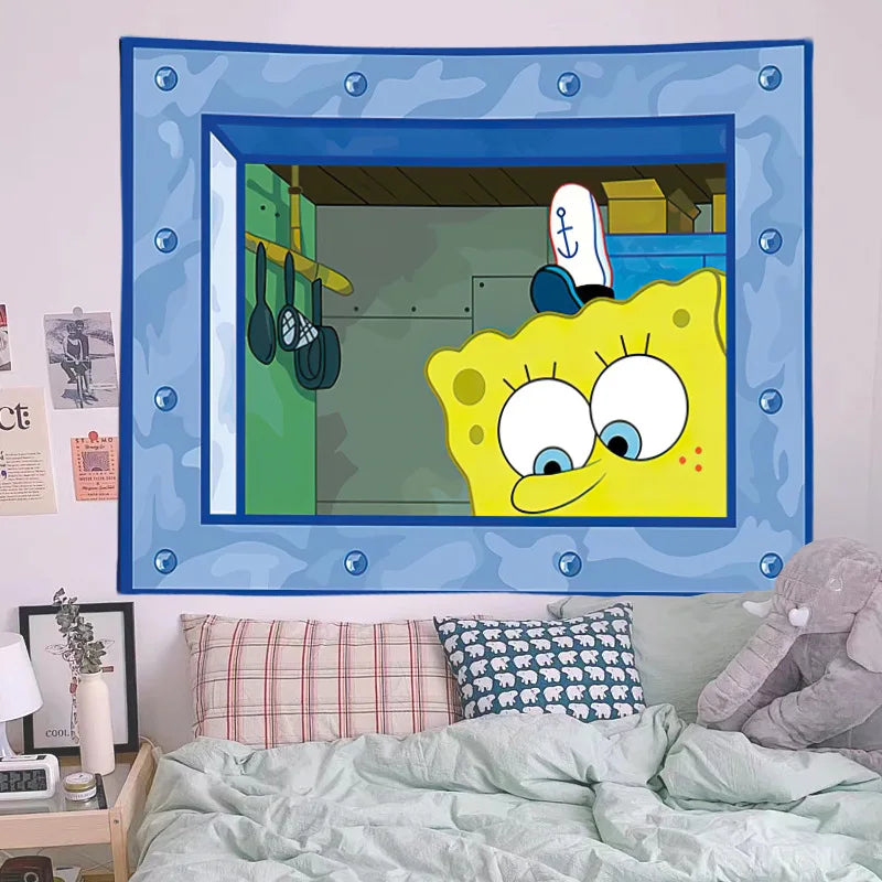 SpongeBob & Patrick Star Tapestry Decor