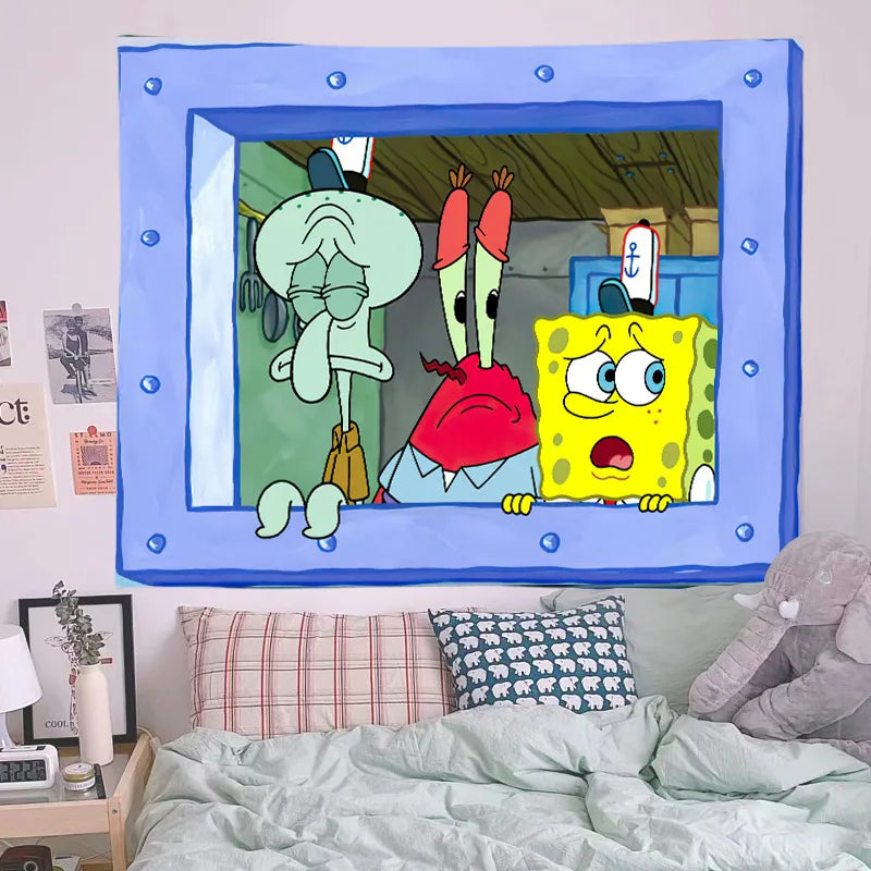 SpongeBob & Patrick Star Tapestry Decor