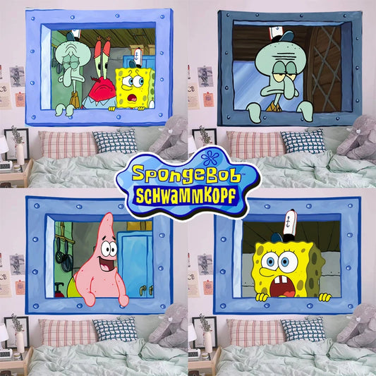 SpongeBob & Patrick Star Tapestry Decor