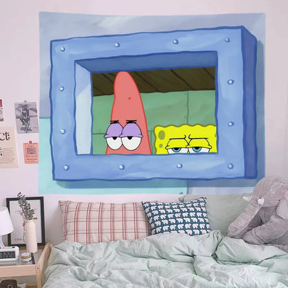 SpongeBob & Patrick Star Tapestry Decor